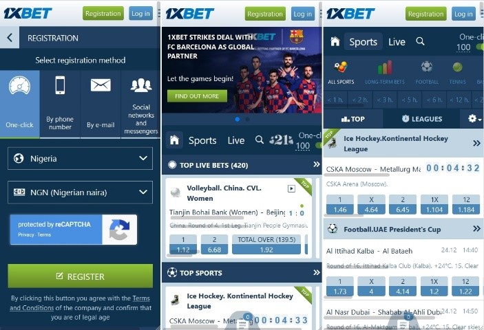 1xbet mobile app